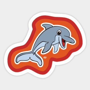 Little Dolphin Sticker